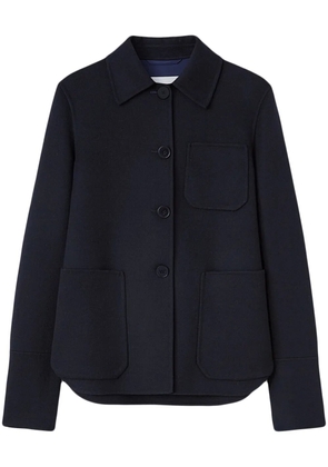Jil Sander cashmere shirt jacket - Blue