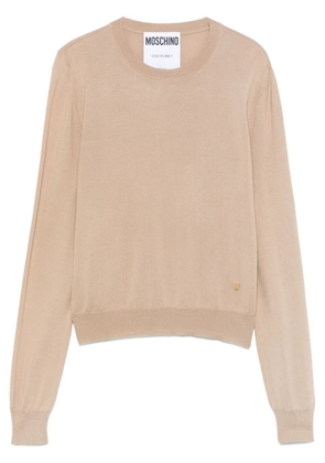 Moschino fine-knit sweater - Brown