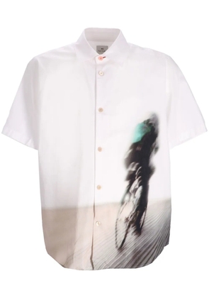 PS Paul Smith Cyclist Silhouette shirt - White