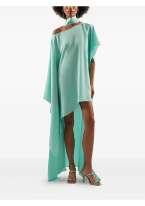 Taller Marmo Trebbia asymmetric-neckline maxi dress - Blue