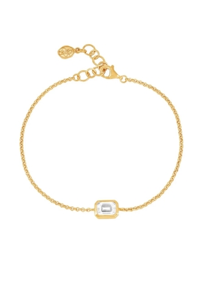 DOWER AND HALL octagon-topaz chain bracelet - Gold