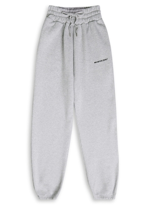 Mki Miyuki Zoku Logo-print Cotton-blend Sweatpants - Grey - XL