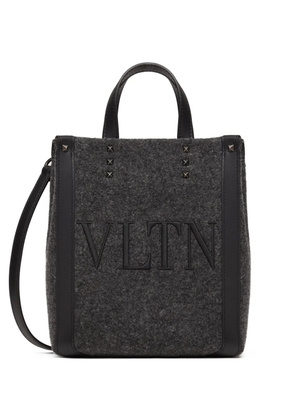 Valentino Garavani Rockstud-embellished logo tote bag - Grey