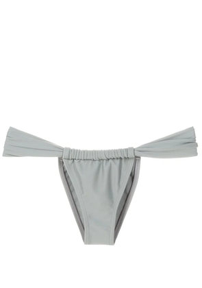 Amir Slama gathered low-waisted bikini bottoms - Grey