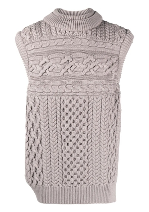 Robyn Lynch oversized merino-wool vest - Grey