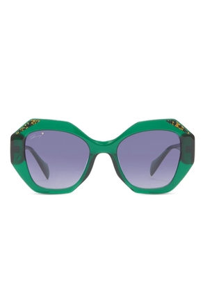 Genny octagonal-frame sunglasses - Green