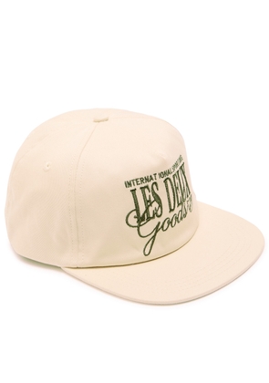 Les Deux Chess Logo-embroidered Cotton Snapback cap - Ecru - One Size