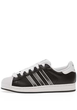 adidas shell-toe three-stripe trainers - Black