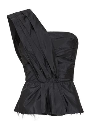 Maison Margiela asymmetric one-shoulder blouse - Black