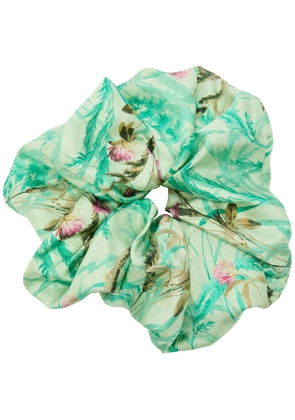 LA Double J Giga Printed Silk Scrunchie - Multicoloured - One Size