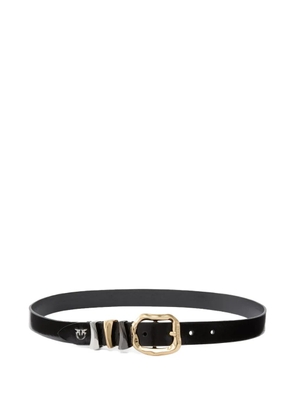 PINKO buckle leather belt - Black