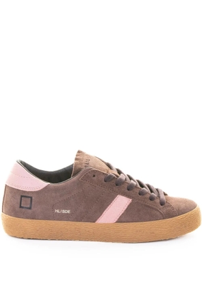 D.A.T.E. suede panelled sneakers - Brown