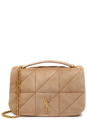 Saint Laurent Jamie Suede Shoulder bag - Tan - One Size