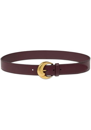 ETRO Paisley-buckle leather belt - Red