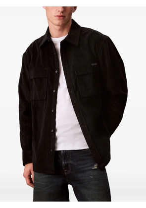 Calvin Klein Jeans corduroy pocket shirt jacket - Black