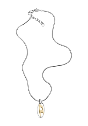 Diesel Dx1421 logo-pendant necklace - Silver