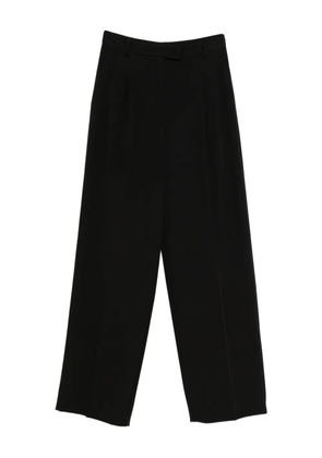 Patrizia Pepe high-waisted straight-leg trousers - Black