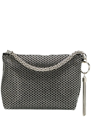 Jimmy Choo Callie crystal-embellished clutch bag - Black