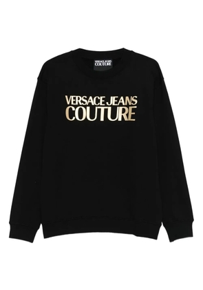 Versace Jeans Couture logo-print sweatshirt - Black