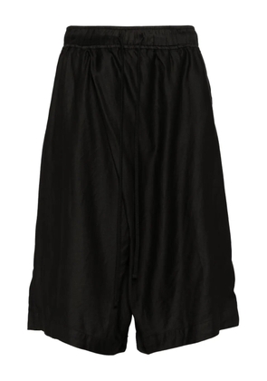 Julius Umbra drop-crotch shorts - Black