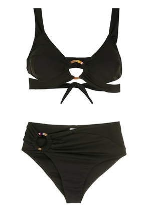 Amir Slama high-rise bikini set - Black