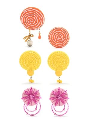 Amir Slama Bijoux 3 pair earring set - Multicolour