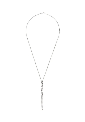 Emanuele Bicocchi crochet chain necklace - Silver