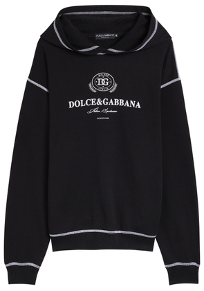 Dolce & Gabbana Logo-embroidered Cotton Sweatshirt - Black - 46 (IT46 / S)