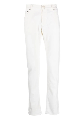 Moorer straight-leg jeans - White