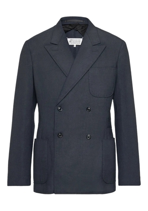 Maison Margiela double-breasted patch-pocket jacket - Grey
