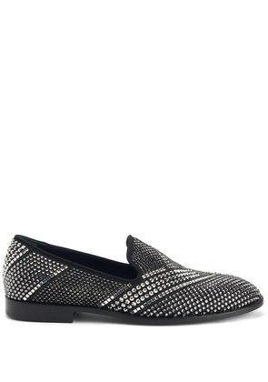 Giuseppe Zanotti Raimond crystal-embellished loafers - Black