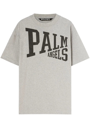 Palm Angels logo-print crew-neck T-shirt - Grey