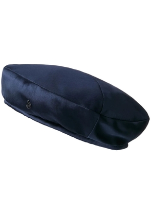 Maison Michel New Billy silk beret - Blue