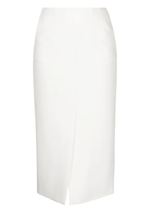Materiel pencil midi skirt - White