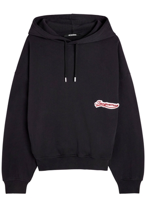 Jacquemus Le Hoodie Gio Hooded Cotton Sweatshirt - Navy - L