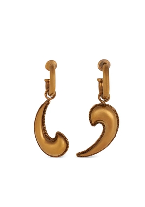 ETRO Paisley drop earrings - Gold