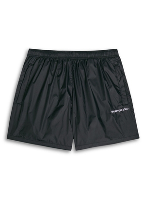 Mki Miyuki Zoku Logo-embroidered Shell Swim Shorts - Black - M