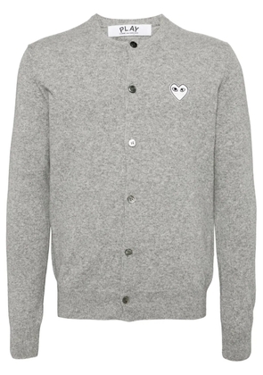 Comme Des Garçons Play wool cardigan - Grey