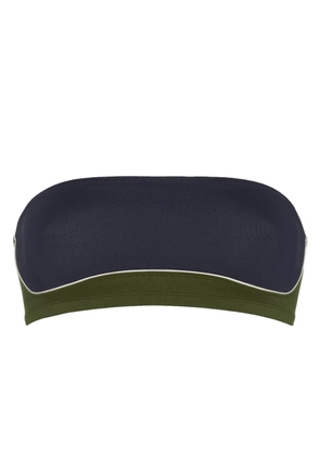 ERES Club Bandeau contrasting bikini top - Blue