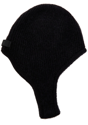 Jacquemus La Capuche Gros Grain Alpaca-blend Balaclava - Black - One Size