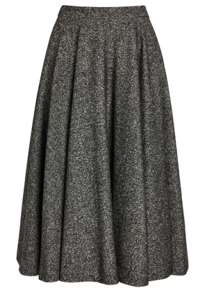 Dolce & Gabbana Wool-blend Midi Skirt - Grey - 44 (UK12 / M)