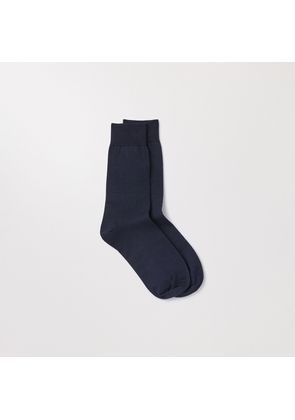 The Merino Sock Dark Navy