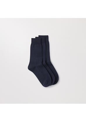 The Merino Socks 3-Pack Dark Navy
