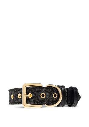 Versace logo dog collar - Black