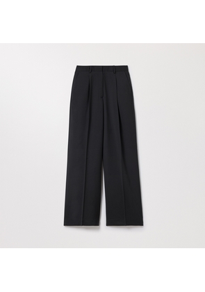 The Wool Trousers Black