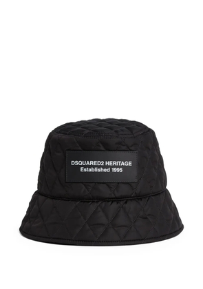 DSQUARED2 quilted bucket hat - Black