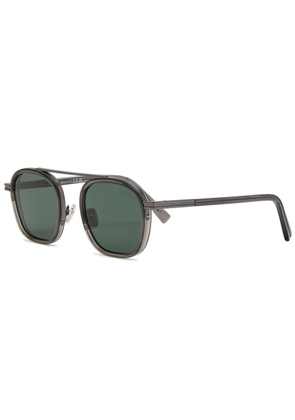 Zegna Aviator-style Sunglasses - Grey - One Size