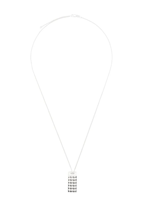 Le Gramme pyramid-pendant necklace - Silver