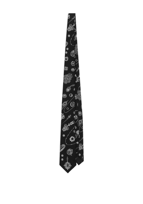Dolce & Gabbana jewellery-print tie - Black