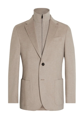 Zegna cashmere blazer - Neutrals